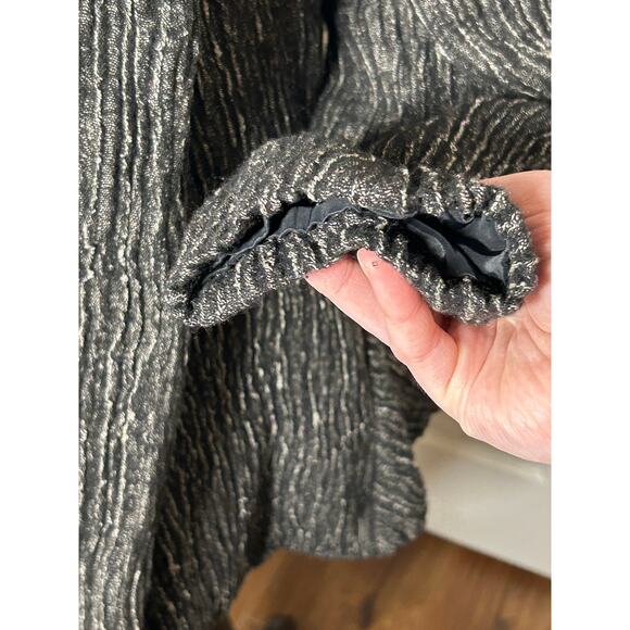 Lafayette 184 New York Wool Linen Blend Marbled Blazer Jacket Size 14 - Picture 7 of 8